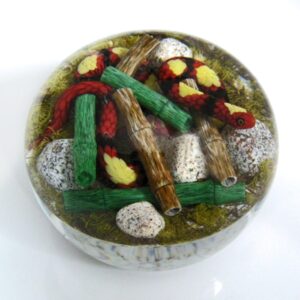 Farfalla Paperweight Smith Gordon Coral Snake GS 290