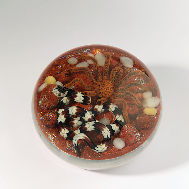 Farfalla Paperweight Smith Gordon quot Begegnung im Wuestensand quot GS 267