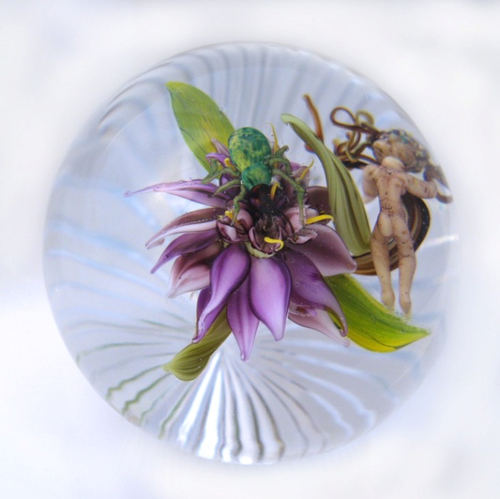 Farfalla Paperweight Stankard Studio Botanical Impression Root People SST 268