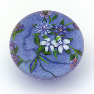Farfalla Paperweight Tarsitano Debbie Blaue Stunde DT 696
