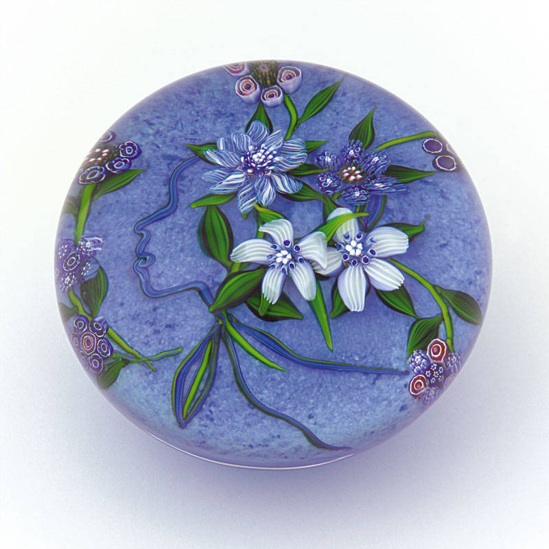 Farfalla Paperweight Tarsitano Debbie Blaue Stunde DT 696
