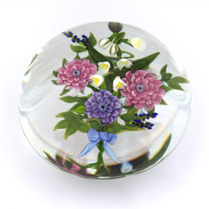 Farfalla Paperweight Tarsitano Debbie Lily of the Valley DT 691