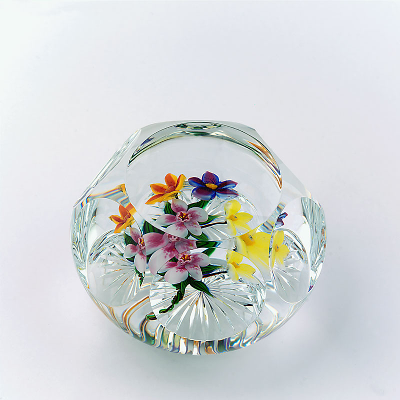 Farfalla Paperweight Tarsitano Debbie Posy Clivia DT 622