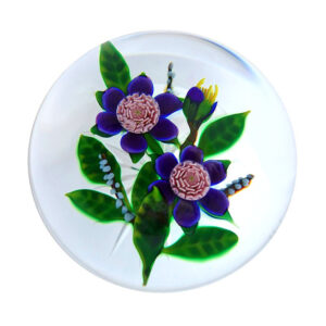 Farfalla Paperweight Tarsitano Debbie Violetta DT 746