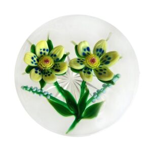 Farfalla Paperweight Tarsitano Debbie Wheat Flower DT 751