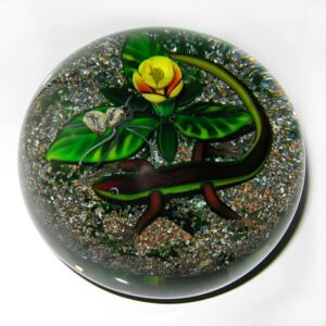 Farfalla Paperweight Tarsitano Delmo Earth Life Salamander und Spinne DT 728