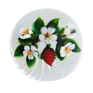 Farfalla Paperweight Tarsitano Delmo Erdbeere DT 651