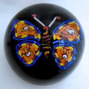 Farfalla Paperweight Val Saint Lambert Schmetterling VStL 1033