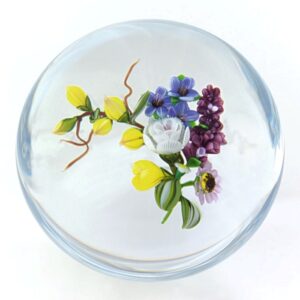 Farfalla Paperweight Ward Mayauel Bukett Cheyenne MW 3047