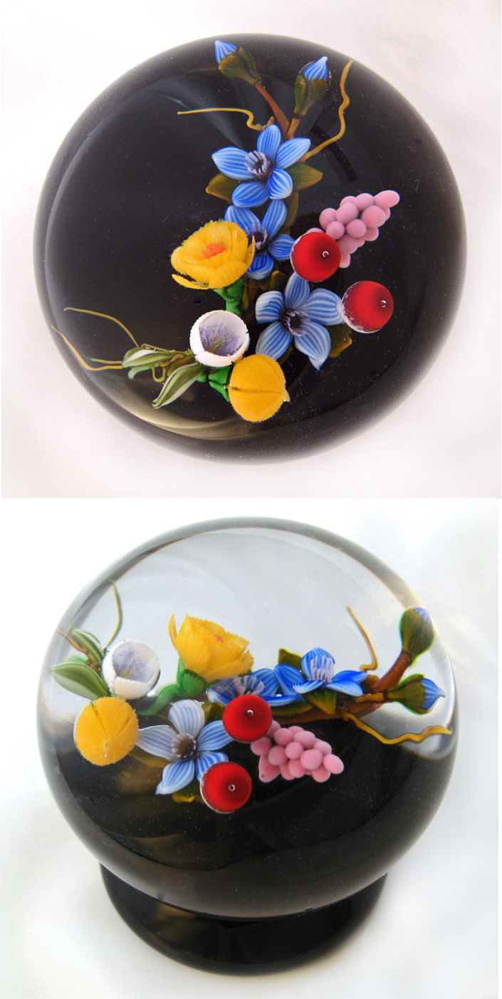 Farfalla Paperweight Ward Mayauel Bukett Cyra Piedouche MW 3102