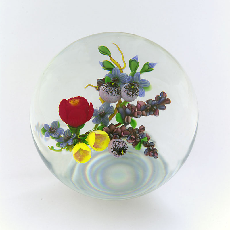 Farfalla Paperweight Ward Mayauel Bukett Forget me not MW 3014