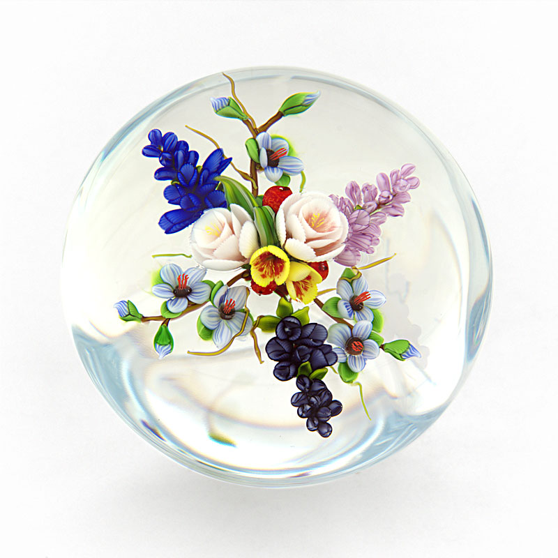 Farfalla Paperweight Ward Mayauel Bukett Oliviera MW 3060