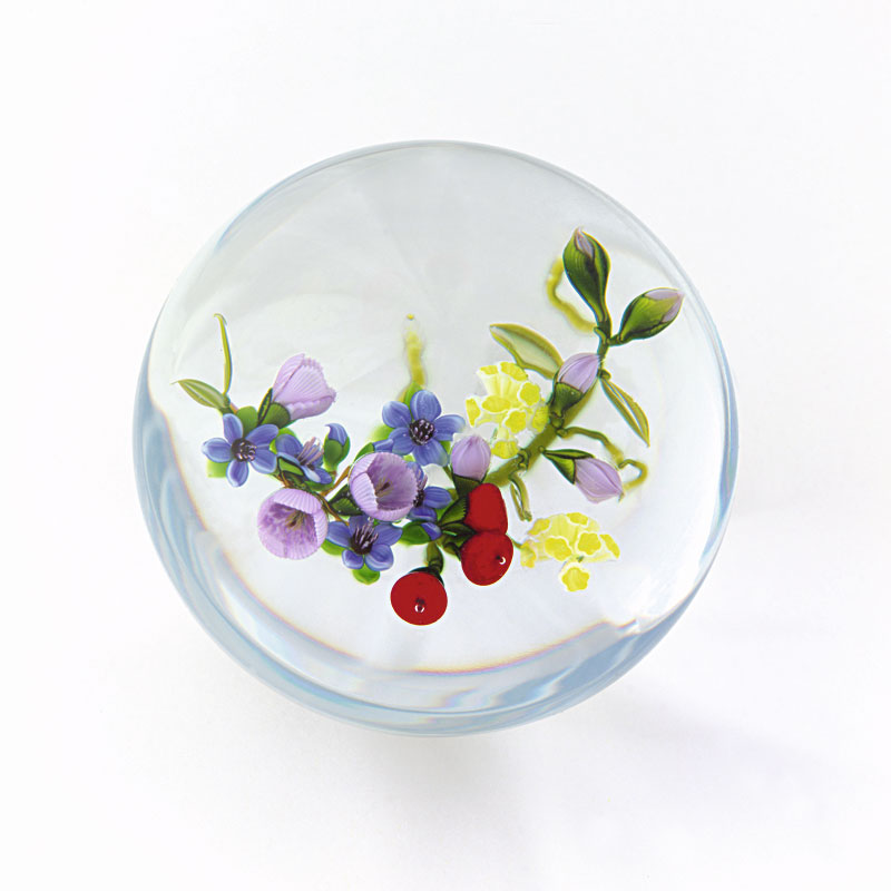 Farfalla Paperweight Ward Mayauel Bukett Valerina MW 3042