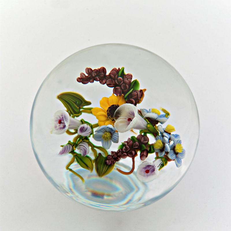 Farfalla Paperweight Ward Mayauel Bukett quot Campanula quot MW 3008