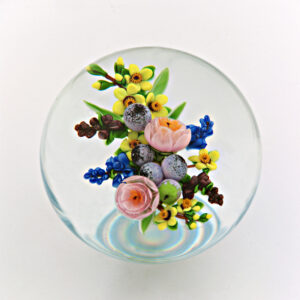 Farfalla Paperweight Ward Mayauel Bukett quot Mimulus quot MW 3010