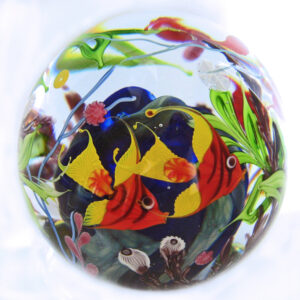 Farfalla Paperweight Ward Mayauel Bunte Fische im Korallenriff MW 3095