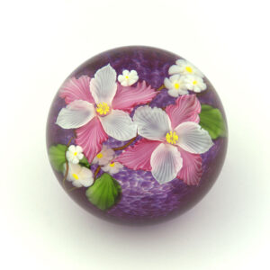 Farfalla Paperweight Ward Mayauel Clematis MW 3025