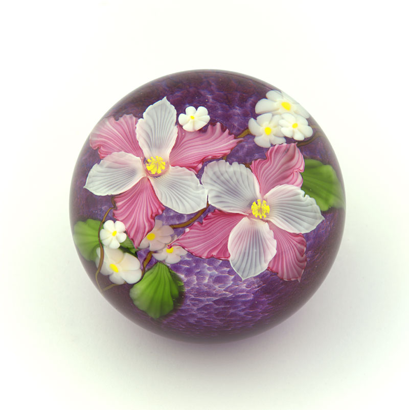 Farfalla Paperweight Ward Mayauel Clematis MW 3025