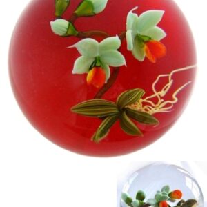 Farfalla Paperweight Ward Mayauel Orchidee Miniatur MW 3113