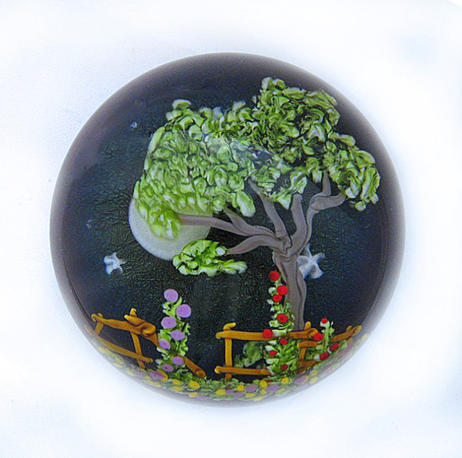Farfalla Paperweight Ward Mayauel Vollmondnacht MW 3089 5