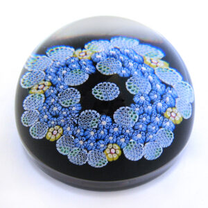 Farfalla Paperweight Whitefriars Blaues Bukett WF 1300 78