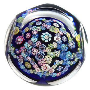Farfalla Paperweight Whitefriars Bunte Millefiori Girlande WF 1103 77