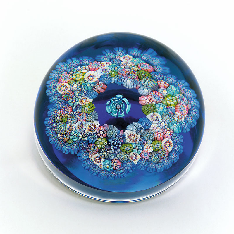 Farfalla Paperweight Whitefriars Buntes Bukett WF 1300