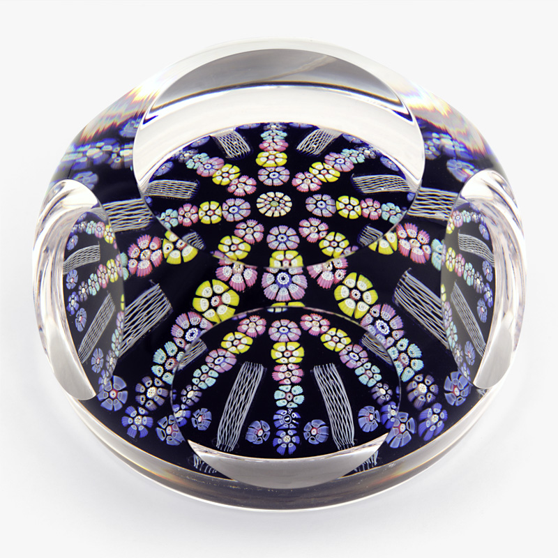 Farfalla Paperweight Whitefriars Corona Lace Twist WF 1035 80