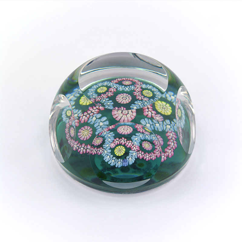 Farfalla Paperweight Whitefriars Girlande Miniatur WF 1105 79