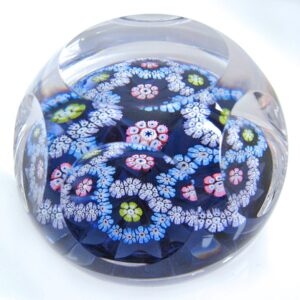 Farfalla Paperweight Whitefriars Girlande mit Schliff WF 1101B