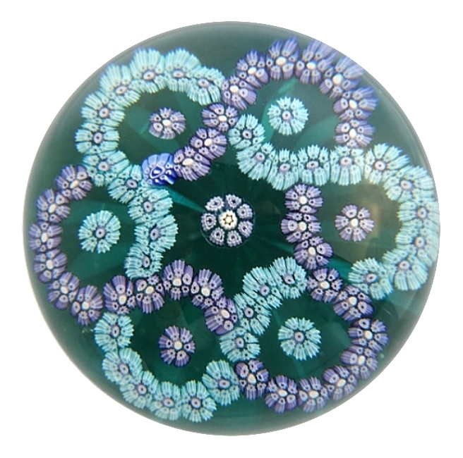 Farfalla Paperweight Whitefriars Girlande WF 1100G 79