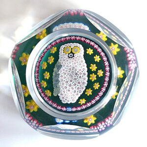 Farfalla Paperweight Whitefriars Grosse Eule WF 1502 2