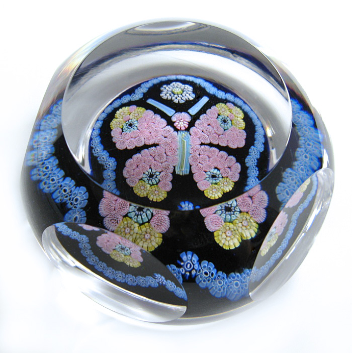 Farfalla Paperweight Whitefriars Grosser Schmetterling WF 1500 78