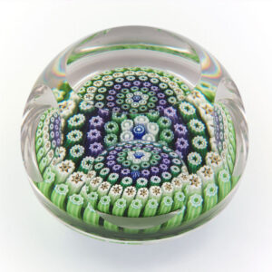 Farfalla Paperweight Whitefriars Konzentrisches Millefiori Fensterschliff WF 1002 78