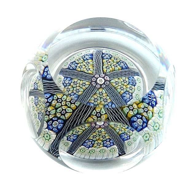 Farfalla Paperweight Whitefriars Lace Twist Miniatur WF 1037 80