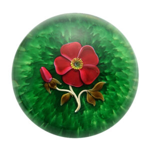 Farfalla Paperweight Whittemore Francis Dyer Wildrose FW 211