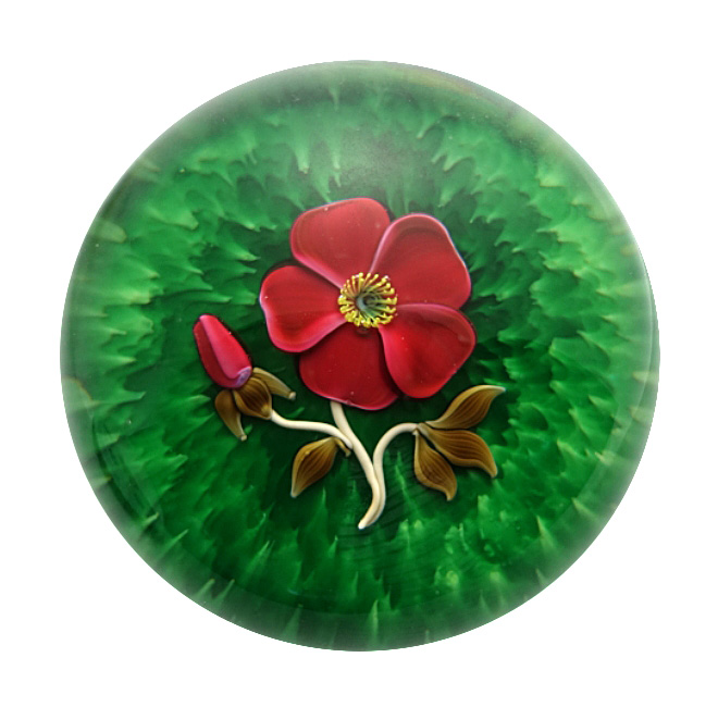 Farfalla Paperweight Whittemore Francis Dyer Wildrose FW 211