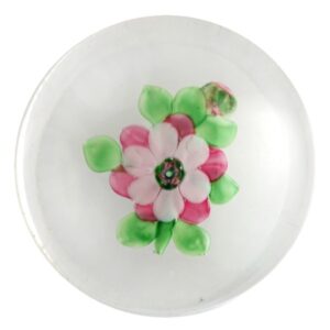 Farfalla Paperweight Zweifarbige Kamelie 1034 CL