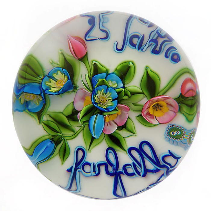 Farfalla Paperweight farfalla Studios Namens Paperweight FP 002 oS